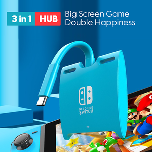 3 in 1Type C Hub Type C to HDTV USB3.0 PD 87W Charging Splitter <strong>Docking</strong> <strong>Station</strong> for <strong>Nintendo</strong> <strong>Switch</strong> - Product Image 2