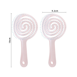 <span class=keywords><strong>Spazzola</strong></span> <span class=keywords><strong>Ionica</strong></span> Serie Candy per Lisciare i Capelli, Doppio Uso / Asciutto, con Cuscinetto d'Aria, Materiale in Nylon, per Uso Domestico - Product Image 1