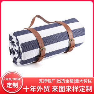 เสื่อปิกนิกอื่นๆ ขนาด 200x150 ซม. กันความชื้น รูปทรงสี่เหลี่ยมผืนผ้า สำหรับใช้งานกลางแจ้ง พร้อมสายหนัง พกพาสะดวก ใช้ได้ทุกฤดู - Product Image 4