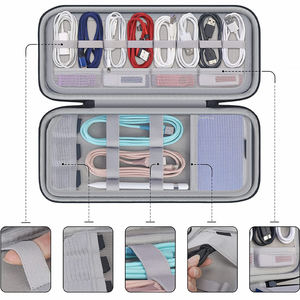 Eva Hard Shell accessori elettronici borsa custodia per cavo da viaggio custodia per disco rigido scatola per Hub USB per custodia per adattatore per Laptop - Product Image 2