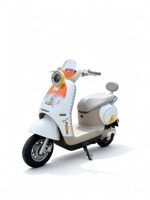 Scooter électrique rétro mignon en forme de canard, moteur 800W, 60V, longue autonomie, vélo électrique pour adultes pour les trajets en ville