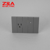 AS Italia Peru saklar harga pabrik multiwarna soket elektrik USB dan saklar lampu rumah seri P