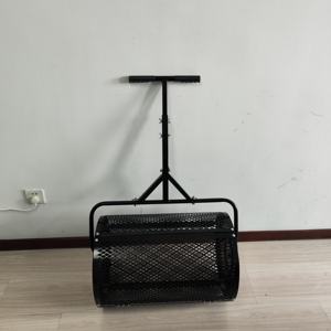 Di alta qualità leggero e resistente in rete metallica maneggiato Drum <span class=keywords><strong>Spreader</strong></span> regolabile-altezza per concimazione e semina Compost aeratori - Product Image 2