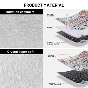 Máy có thể giặt Boho Thảm cổ điển thấp đống thảm cho phòng khách - Product Image 3