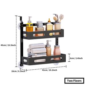 Porte-manteau mural avec crochets pour rangement, à suspendre derrière la porte, dans le placard ou le couloir, installation sans perçage pour chambre à coucher - Product Image 5