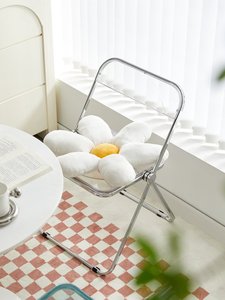 <span class=keywords><strong>Chaise</strong></span> de maquillage portable de style Instagram, design moderne et minimaliste, idéale pour influenceurs, accessoire photo, <span class=keywords><strong>chaise</strong></span> de salle à manger domestique - Product Image 3