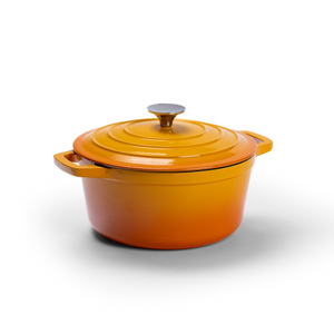 Factory Outlet Buena calidad Antiadherente 3 piezas <span class=keywords><strong>Ollas</strong></span> y sartenes Juegos de utensilios de cocina de hierro fundido de esmalte rojo - Product Image 2