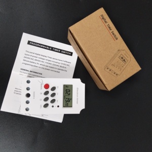 KG316T-II Hẹn Giờ Kỹ Thuật Số Có Thể Lập Trình Hàng Tuần Với Chức Năng Khóa CE RoHS Din Rail AC 220V 230V 25A Hàng Ngày - Product Image 6