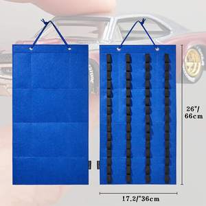 Wholesale Foldable Toy <b>Car</b> <b>Storage</b> Organizer Stainless Steel Felt Display Case Double for <b>Bag</b> <b>Storage</b> Hanging Wall Door Access - Product Image 4