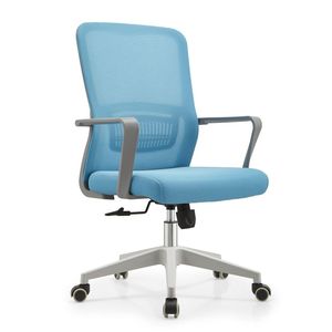 Chaise de bureau design contemporain Foshan avec siège rembourré en tissu maillé Chaise élévatrice ergonomique pivotante - Product Image 4