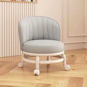 Bangku Roller Universal, kursi anak-anak rumah tangga plastik PP rendah jahitan indah sederhana perbaikan kaki seni kuku lembut - Product Image 6