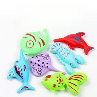 Ensembles de piscine de jouets de pêche pour enfants piscine de pêche magnétique pour enfants table à eau fête et filet de canne à pêche
