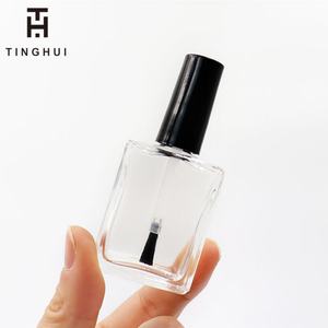 ขวดใส่ยาทาเล็บแบบใสทรงสี่เหลี่ยมจากซัพพลายเออร์จีน ขวดเปล่าสำหรับยาทาเล็บพร้อมแปรง - Product Image 5