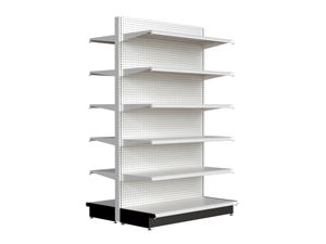 Étagères au détail droites de doubles côtés résistants métalliques étagère de supermarché de style américain - Product Image 3