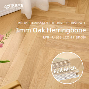 Suelo de Madera de Abedul con Núcleo de Caoba de 3 mm, Diseño en Espiga, ENF, Moderno, Ecológico, Calefacción por Suelo Radiante, Venta Directa de Fábrica Nanxun, Uso Doméstico - Product Image 6