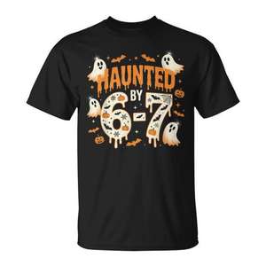 T-shirt Halloween Meme Costume « Haunted By 67 », tailles M, L, XL, XXL - Product Image 1