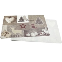 Napperon résistant à la chaleur en plastique de Style nordique décoration de Noël de Restaurant personnalisé napperons en PP pour Table à manger