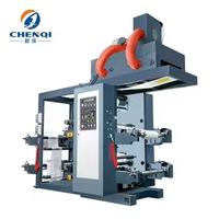 CHENQI Nouvelle Machine d'impression flexographique automatique à 2 couleurs à haute vitesse pour sacs en papier et plastique, vente en gros à bas prix