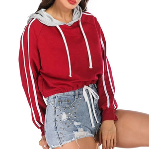 เสื้อฮู้ดแฟชั่นฤดูหนาวขายดี ทรงครอป ใส่สบาย ยูนิเซ็กซ์ ผ้าฝ้าย 100% - Product Image 3