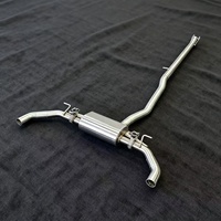 Tuyaux d'échappement Catback UML personnalisés en acier inoxydable poli miroir avec soupapes pour Mercedes-Benz A45 AMG 2.0T 2014-2023