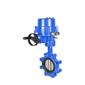 Válvula de Mariposa Motorizada de Hierro Fundido con Sello Suave Tipo Lug Eléctrica a Prueba de Explosiones - Product Image 1