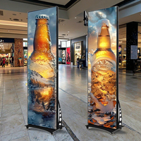 Afficheur vidéo LED P1.8 4K IP65 étanche, écran d'affichage numérique, affiche publicitaire, écran avec Wi-Fi, diffusion de contenu mobile, télécommande