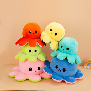 Peluche Poulpe Réversible Double Face Super Douce avec Rembourrage en Coton PP 31cm-50cm pour Jeunes (15-35 Ans) - Product Image 1
