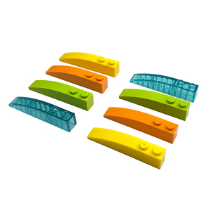 N°42022 Piste Courbe 6 X 1 Accessoires DIY Jouet d'Assemblage Vente en Gros Usine - Product Image 1