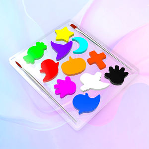 Ensemble de <span class=keywords><strong>peinture</strong></span> néon pour le corps et le <span class=keywords><strong>visage</strong></span> kit de <span class=keywords><strong>maquillage</strong></span> camouflage pigmenté pour enfants fournitures de <span class=keywords><strong>peinture</strong></span> corporelle lavable nouvelle mode Halloween - Product Image 1