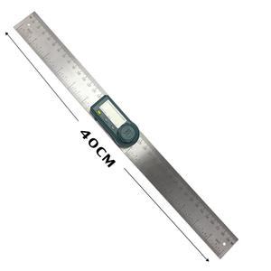 Rapporteur numérique 200mm 8 pouces 12 pouces Règle d'angle Compteur en acier inoxydable Goniomètre numérique à 360 degrés - Product Image 4