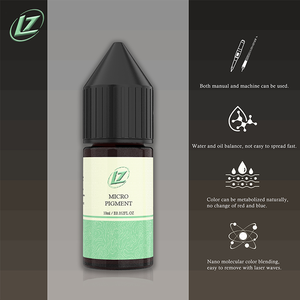 Pigmento Cosmético Semi-crema Profesional Marca LZ - 31 Colores Tinta Universal para Tatuajes de Cejas, Delineador de Ojos, Labios y Cuero Cabelludo - Product Image 5