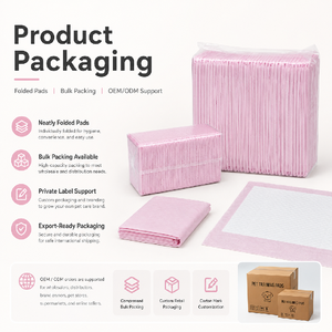 Tappetini Assorbenti Morbidi Rosa per Cani e Gatti, Usa e Getta, Anti-Perdita, per Addestramento Cuccioli, Confortevoli, in Tessuto Non Tessuto, OEM, All'Ingrosso - Product Image 6