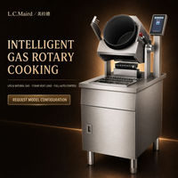 Machine de cuisson verticale rotative intelligente à gaz, wok automatique à tambour G30DAS, équipement de cuisine commercial