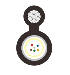 Cable de Fibra Óptica Aéreo Tipo 8 para Exteriores, Mini, de 6-24 Núcleos, G652D SM, con Cubierta de PE/LSZH, Certificado RoHS e ISO9001 - Product Image 2