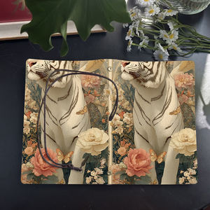 A6 taccuino fatto a mano 160 pagine sostituibili essenziale per il Campus con fiori di <span class=keywords><strong>tigre</strong></span> bianco farfalla uccello Pri - Product Image 4