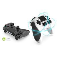 Manette sans fil BT DOBE antidérapante et résistante à la transpiration avec gyroscope 6 axes intégré et double vibration moteur pour PS4