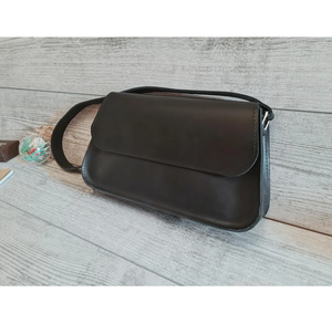 Personalized Handmade <b>Leather</b> Shoulder Bag for Women Elegant <b>Small</b> Evening <b>Purse</b> Vintage Retro Style Handbag Gift for Her - Product Image 6
