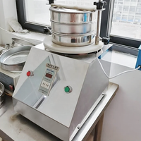 Écran vibrant circulaire de laboratoire pour l'analyse des particules des sols, équipement en acier inoxydable 304, moteur haute précision 380V/220V