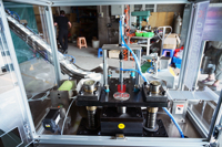 Automatische Hochgeschwindigkeits-Stanzmaschine für Becher-/Flaschendeckel aus Aluminiumfolie, Ringdichtungs-Stanzmaschine