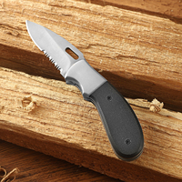 Couteau pliant à lame semi-dentelée en acier 3CR13, manche G10, couteau de poche EDC pour le camping, la chasse et les activités de plein air