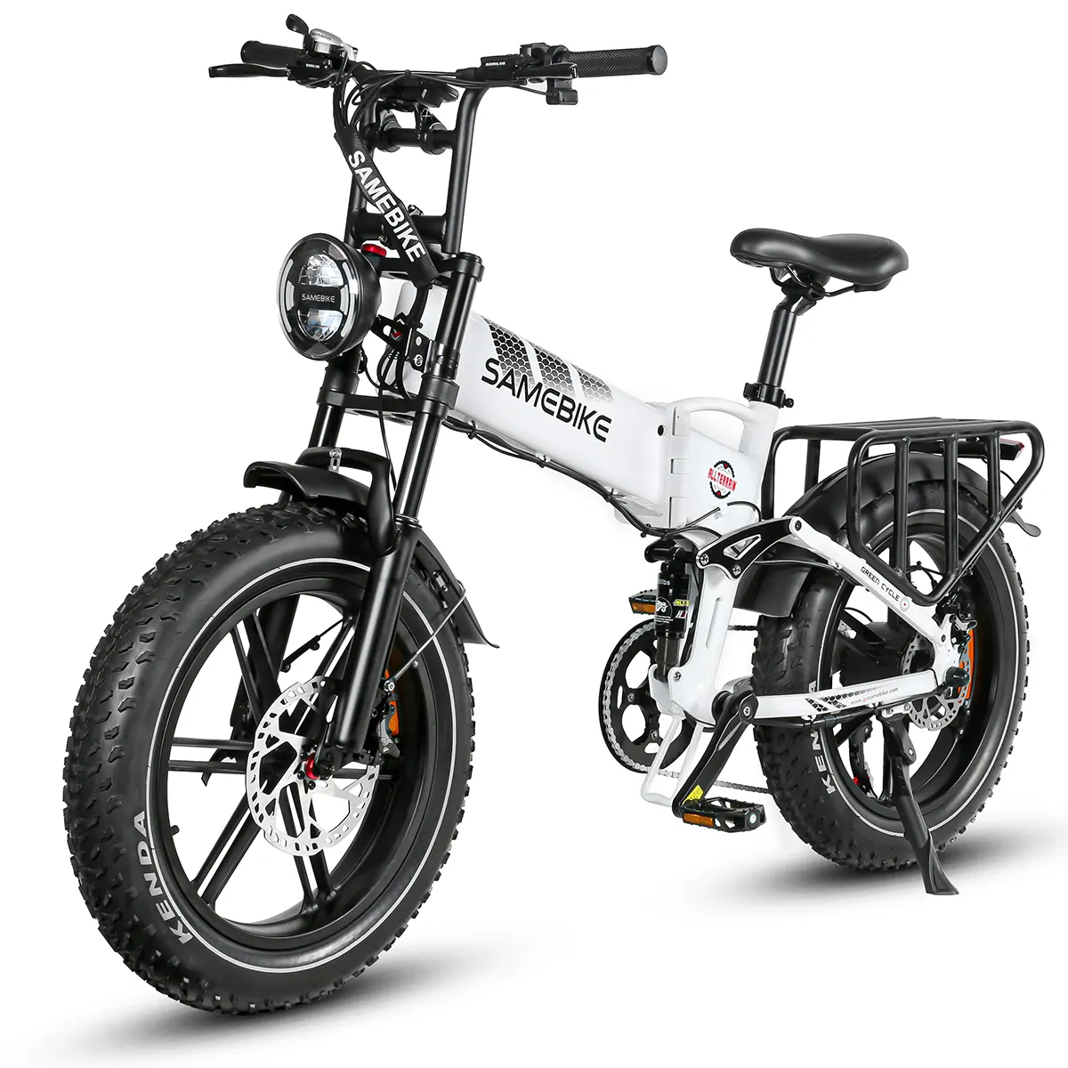 40 km/h SAMEBIKE RS-A02 leistungs starke 1200W 48V 17ah 20 Zoll faltbare E-Bike Fett Reifen E-Bike Elektro fahrrad zu verkaufen
