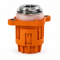 Connecteur haute tension monophasé en plastique 1000VDC 400A pour véhicules à énergie nouvelle IP68 IP6K9K PA66 LV216-2 Câble 50-95 mm²