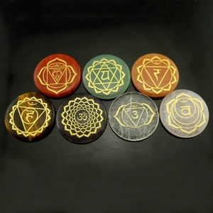 Diy fábrica profesional fabricante de grabadores de piedra piedras preciosas grabadas inspiradoras piedras de chakra crudas cristales - Product Image 6