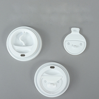 Couvre-gobelets en plastique PP à succès, calibre 90 mm, pour emporter, anti-fuite