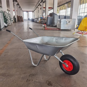 <span class=keywords><strong>Carretilla</strong></span> de Jardín de Acero y Metal WB5204 con Ruedas Neumáticas para Uso Industrial - Product Image 4