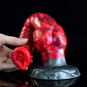 NNSX Dildo Dragón de 9 Pulgadas, Juguete Sexual Erótico de Fantasía Animal con Nudo, Dildo Curvo Colorido de Hombre Lobo para Mujeres - Product Image 5