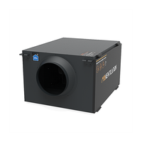 Système de purification d'air pour salle de sport, centre de remise en forme, hôpital, ventilation de plafond 1500m³/h, filtration HEPA H13 de qualité médicale, réduction des odeurs
