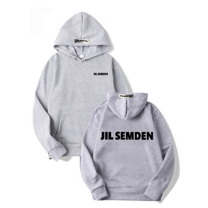 Sweat à capuche unisexe en polaire avec imprimé graphique et lettres, style streetwear, impression numérique du logo - Product Image 5