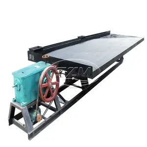 Équipement de récupération Table à secouer Machine de traitement du coltan Table à secouer Prix Acier moteur or de haute qualité Nouveau produit 1 TPH