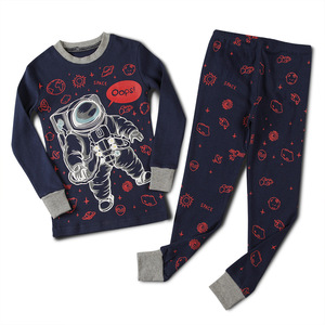 Vêtements pour enfants de boutique, 100% coton, ensemble 2 pièces, garçons, printemps automne, pyjamas décontractés pour enfants - Product Image 5